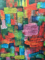 PURE multi color block l/s top