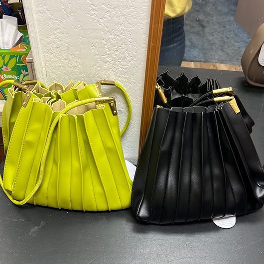 Melie Bianco pleated purse