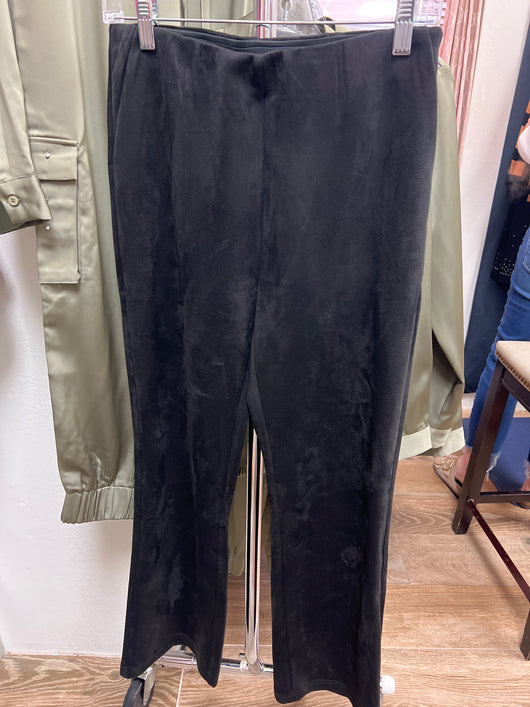 Spanner suede pants black