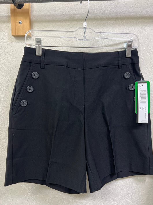 Tribal black button detail shorts