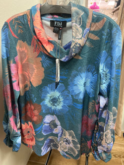 FDJ cowl neck spruce fall botanical