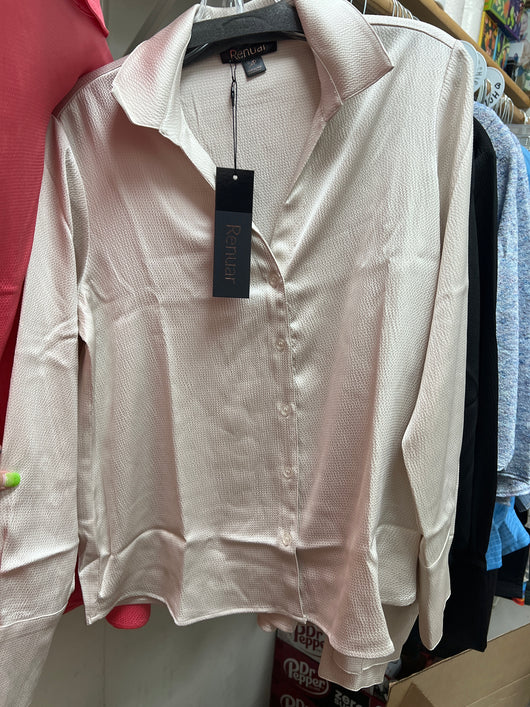Renuar waffle shirt oyster