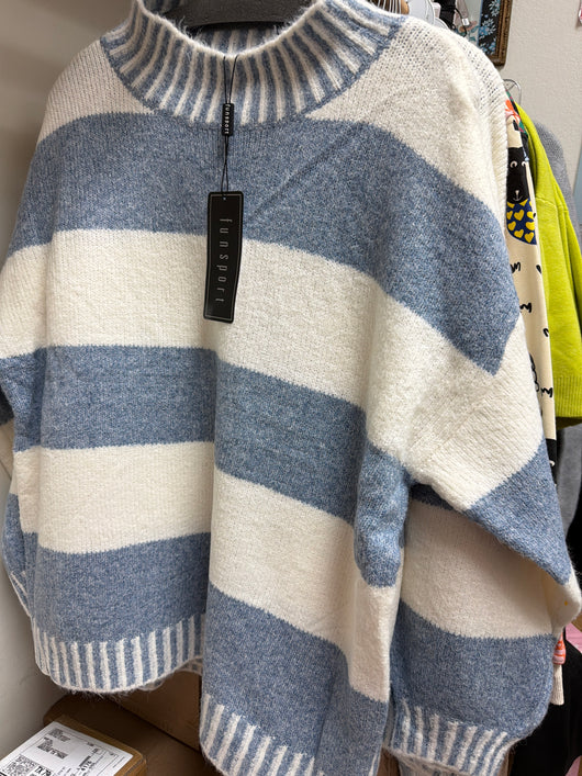 Funsport Chambray Stripe Sweater