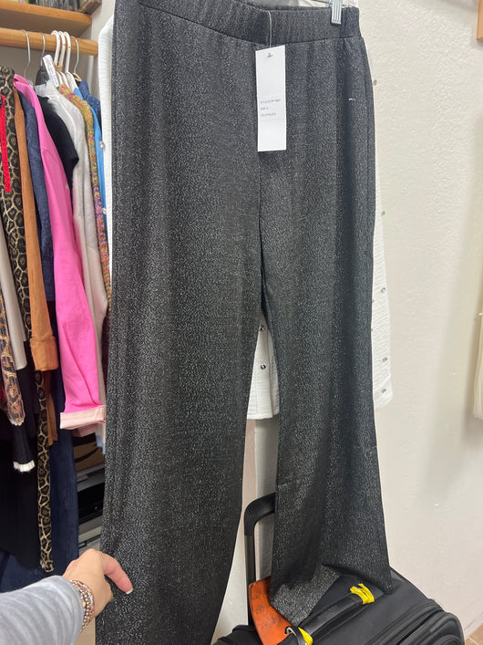 Papillon black glitter pants