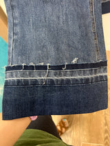 FDJ Olivia bootleg undone hem jeans