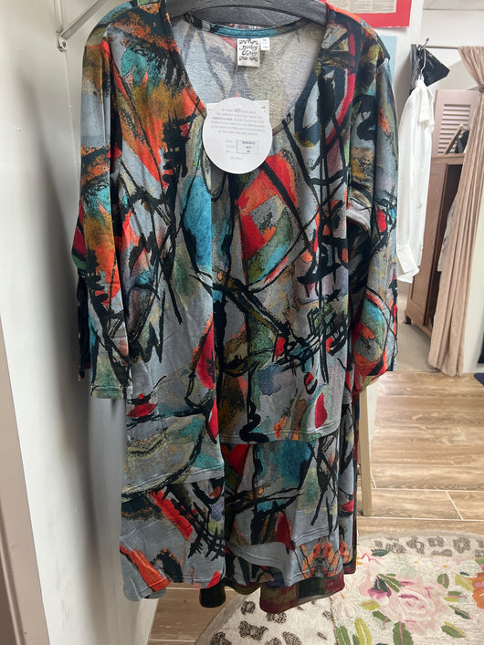 Parsley & Sage grey multi dress
