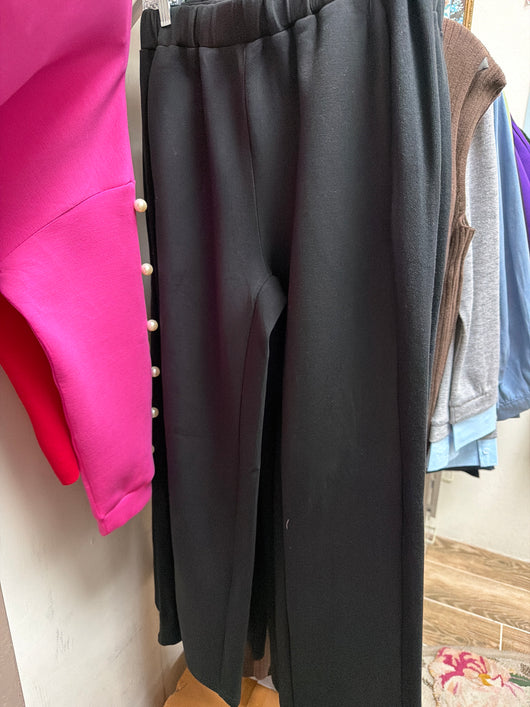Joh black scuba knit pants
