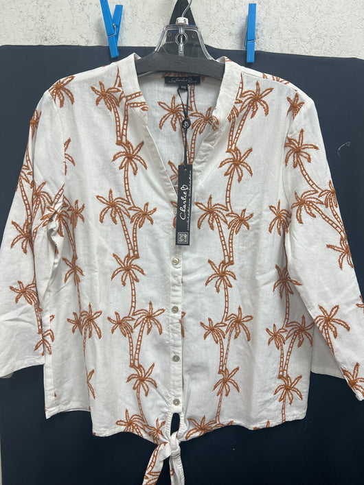 Charlie B papaya palm trees top