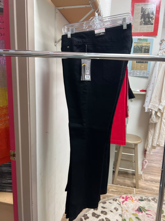 Slimsations black flare jeans