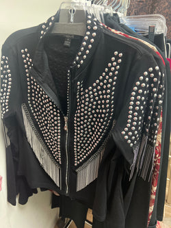 AZI black silver jacket