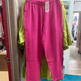 Toofan fuchsia pink slim pants