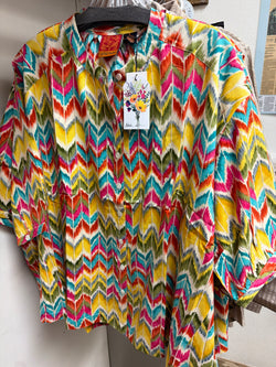 ANU multi chevron “waves” top