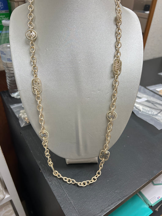 Lordane long gold necklace