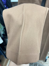 Renuar knit corduroy tan ribbed pants