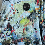 INoah blue multi cats top