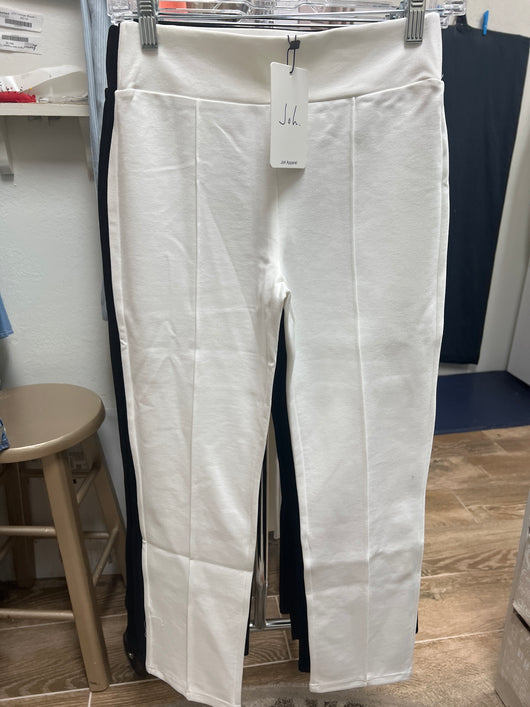 JOH pull on ponte knit pants white