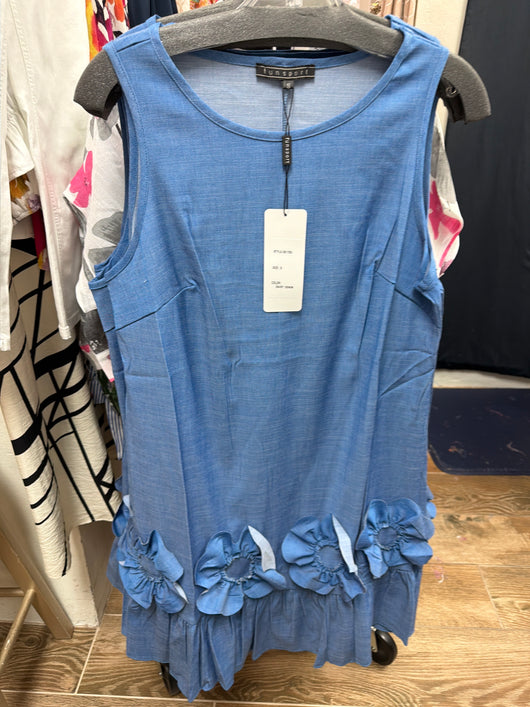 Funsport daisy denim dress