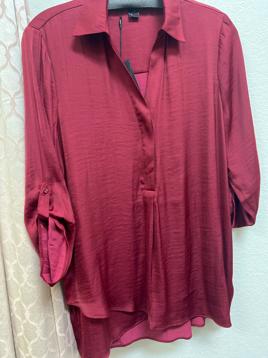 Renuar airflow v neck blouse Porto