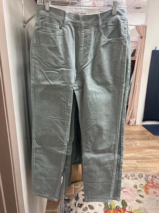 Tribal icy grey corduroy pants