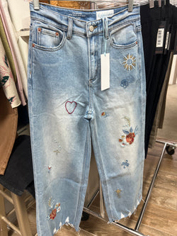 Caite embroidered jeans