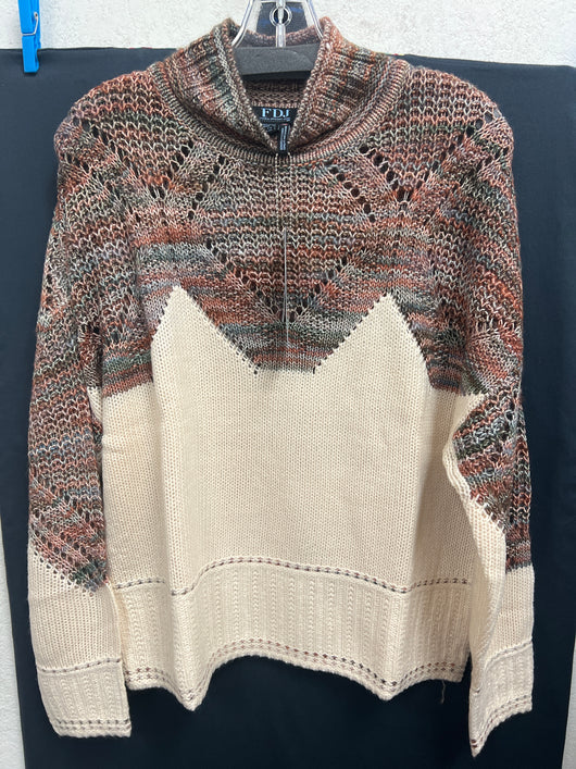 FDJ pumpkin spice textured sweater