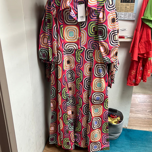 Isle art deco shirtwaist dress