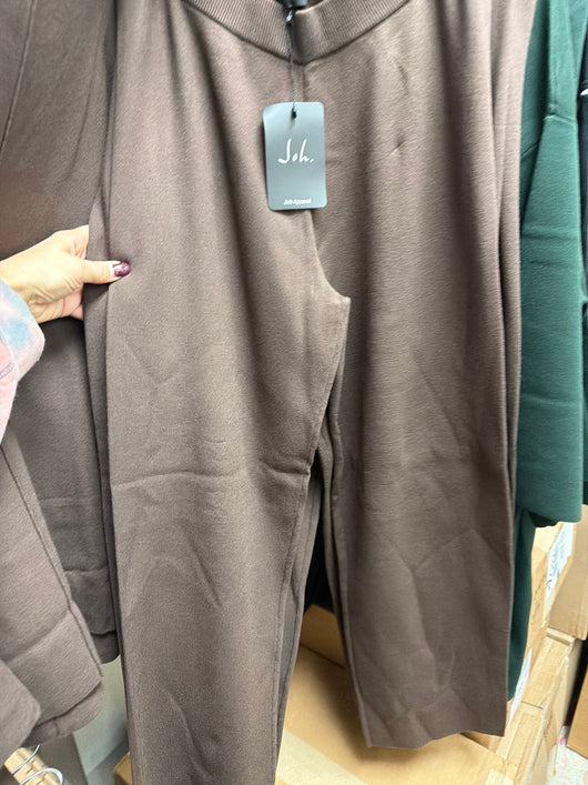 Joh Umber Brown Knit Pants
