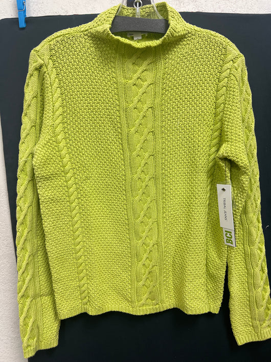 Tribal funnel neck sweater pistachio