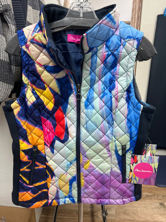 Claire D winter caress puffer vest