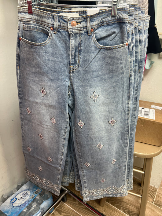 Tribal beaded Audrey jeans