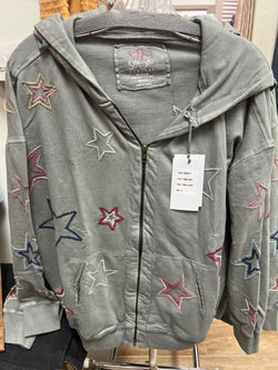 Caite grey star jacket