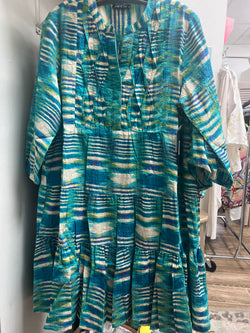 APNY green teal turquoise dress