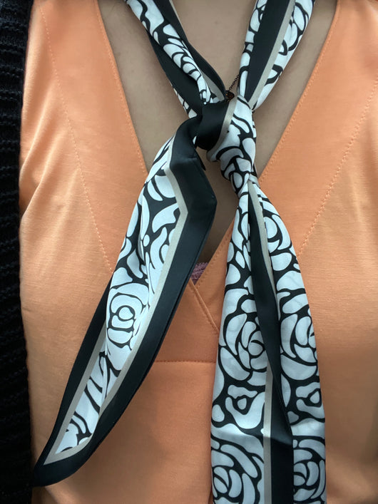 Neck tie scarves