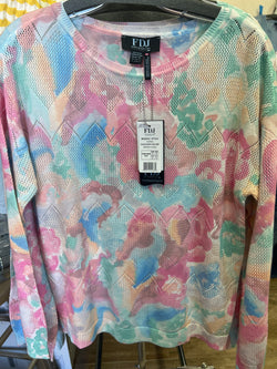 FDJ grand floral print sweater