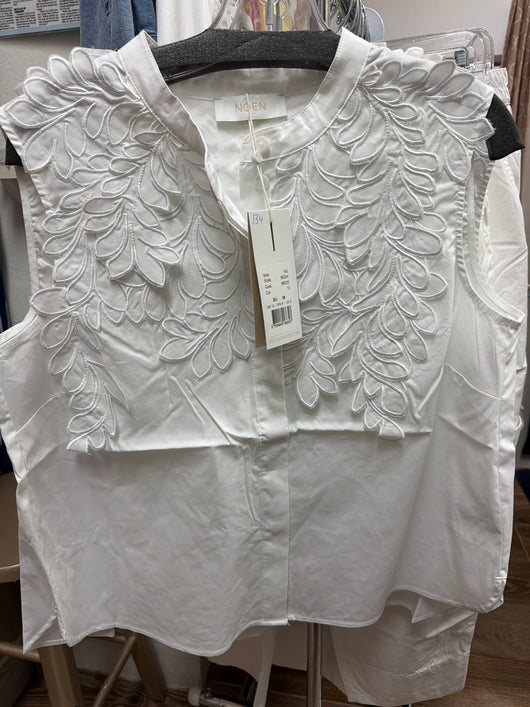 Noen white sleeveless top