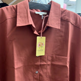 Entro clay button up s/s shirt