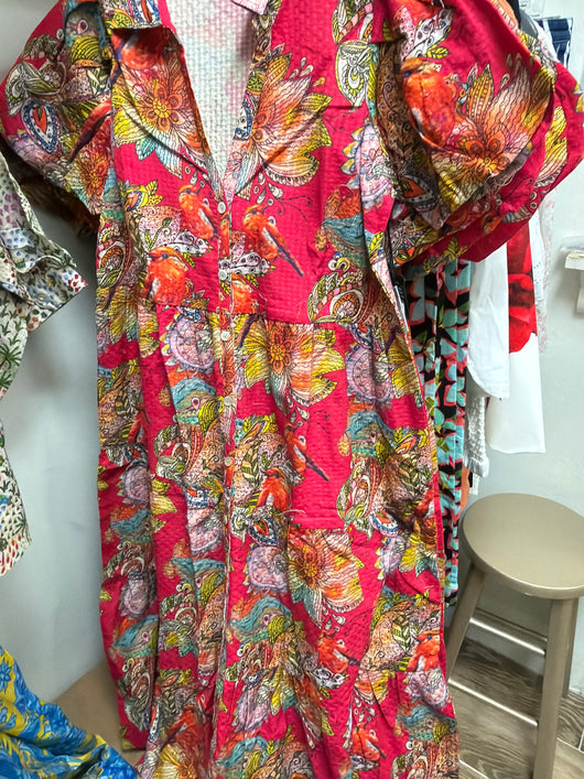 APNY pink multi dress