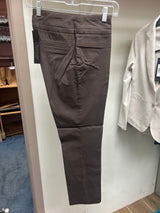 Renuar pull on ankle pant chocolate