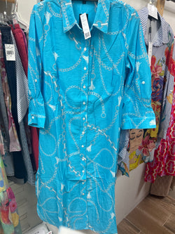 Boho chic turquoise maxi dress