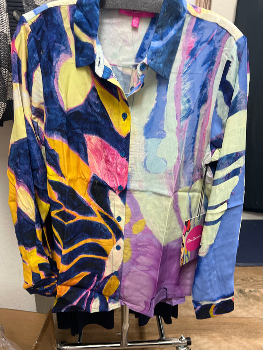 Claire D winter caress button up shirt