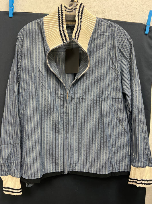 JOH blue stripe lightweight jacket