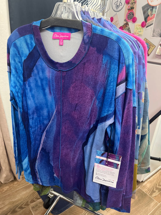 Claire D “out of breath” top