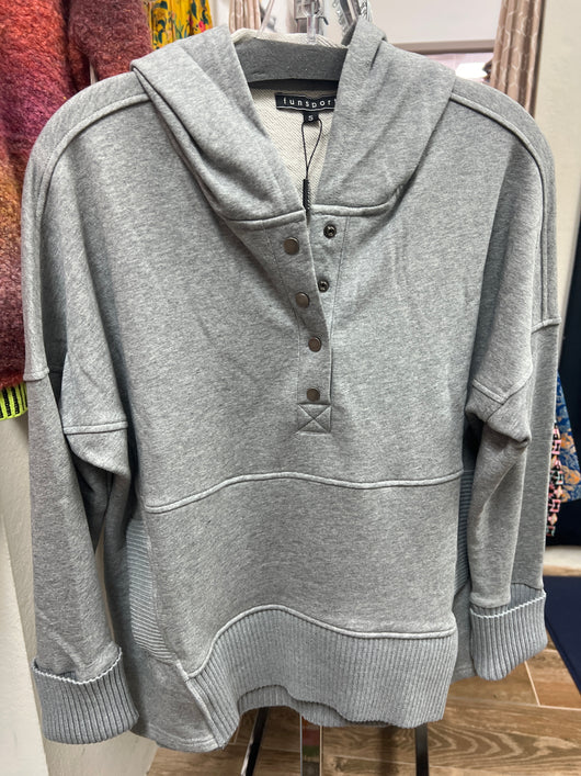 FunSport grey pullover hoodie