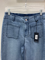 APnY wide leg crop indigo jeans