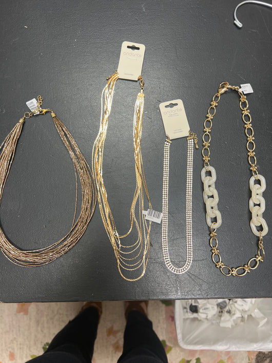Gold necklaces