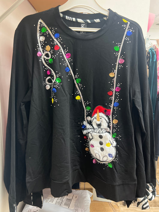 Berek swinging snowman Christmas top