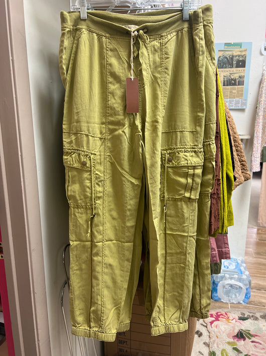 XCVI green cargo joggers