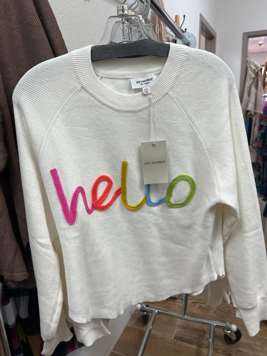 Eesome hello sweater