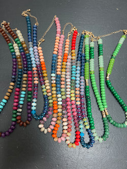 Beaded necklaces