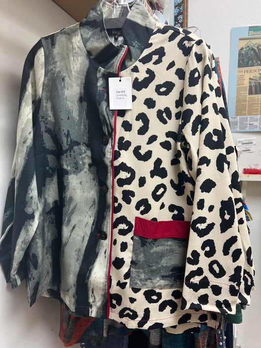 Lior animal print multi jacket